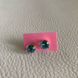 Light Blue Post Earrings